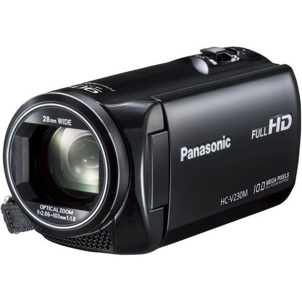 【中古】【１年引きうける】【美品】Panasonic HC-V230M 黒いこと