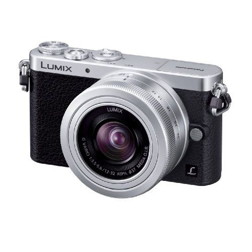 【中古】【１年引きうける】【美品】Panasonic LUMIX DMC-GM1 標準尺度水晶体一揃いの道具 しろがね色