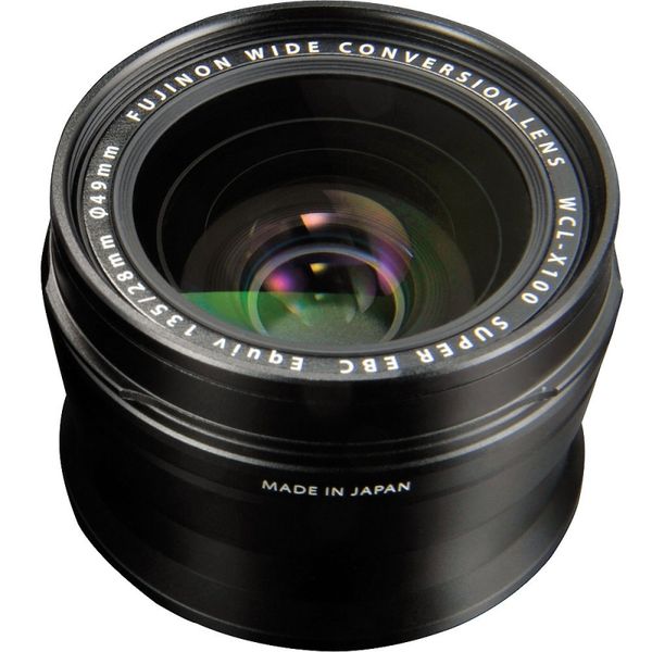 【中古】【１年保証】【美品】FUJIFILM WCL-X100 ブラック ワイドコンバージョンレンズ