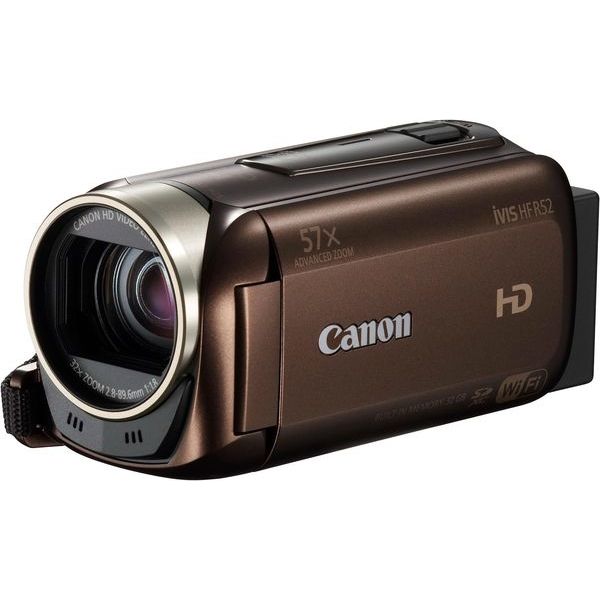 【中古】【1年保証】【美品】Canon iVIS HF R52 ブラウン|Premier Camera -プレミアカメラ-