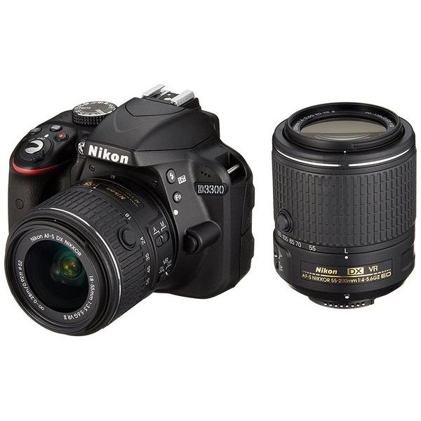 SALE／65%OFF】 Nikon D3300 18-55mm 55-200mm II VR ダブルズーム