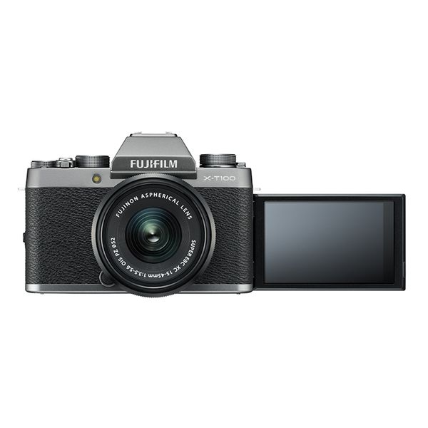 FUJIFILM X−T100 BLACK + フジノンレンズXC15-45mm-