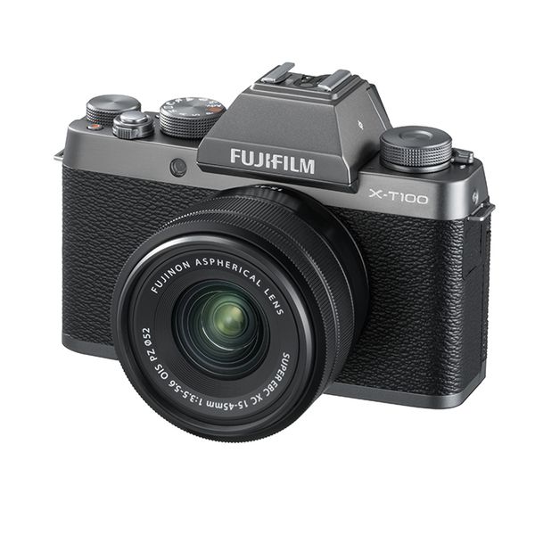 FUJIFILM X−T100 BLACK + フジノンレンズXC15-45mm-