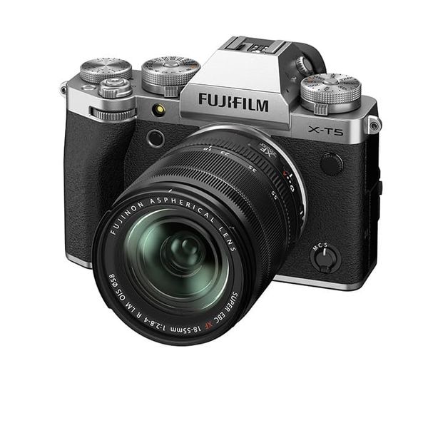 【中古】【１年保証】【美品】FUJIFILM X-T5 XF18-55mm レンズキット シルバー