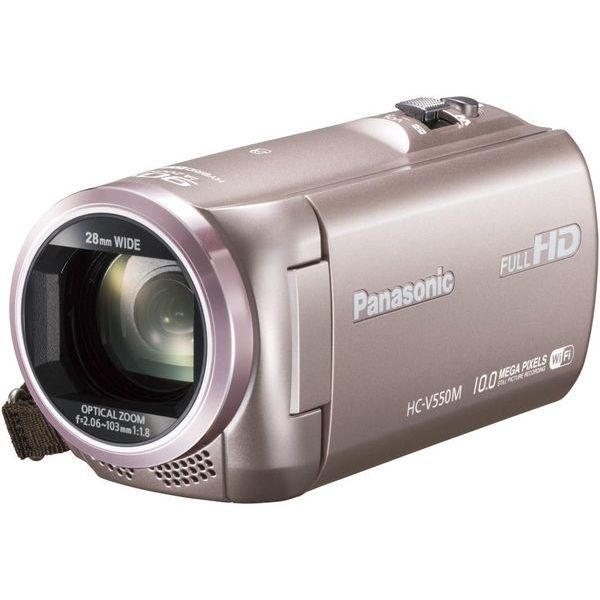 【中古】【１年保証】【美品】Panasonic HC-V550M ピンクゴールド｜Premier Camera -プレミアカメラ-