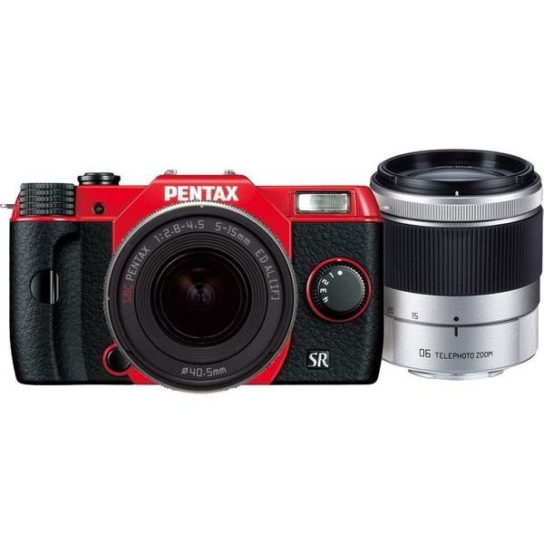 【中古】【１年保証】【美品】PENTAX Q10 ダブルズームキット レッド｜Premier Camera -プレミアカメラ-