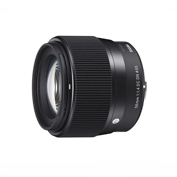 【中古】【１年引き請ける】【美品】SIGMA Contemporary 56粍 F1.4 DC DN (フジフイルムX用)