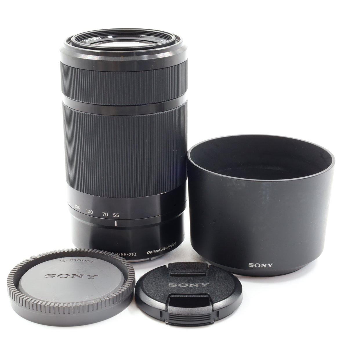 【中古】【１年引きうける】【良品】SONY E 55-210粍 F4.5-6.3 OSS 黒いこと [SEL55210]