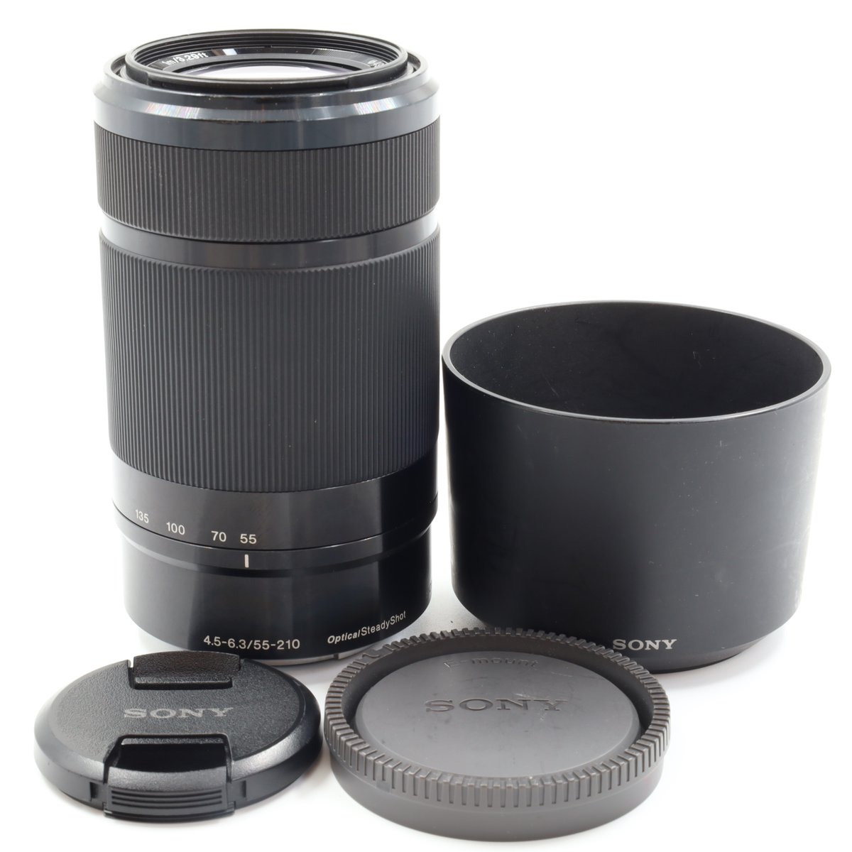 【中古】【１年引きうける】【良品】SONY E 55-210粍 F4.5-6.3 OSS 黒いこと [SEL55210]