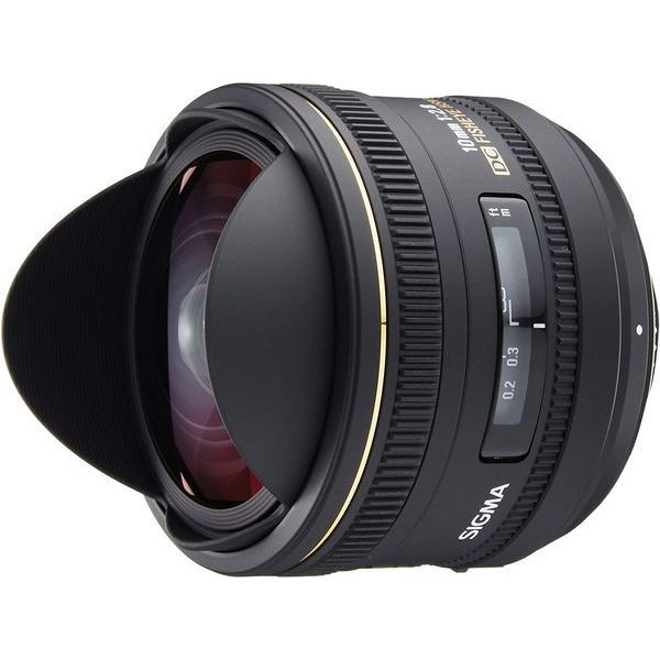 【中古】【１年引き請ける】【新品級】SIGMA 10粍 F2.8 EX DC Fisheye HSM (ニコンF用)