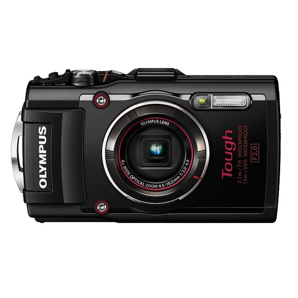 【中古】【１年引き受ける】【美品】OLYMPUS STYLUS TG-4 Tough 黒いこと