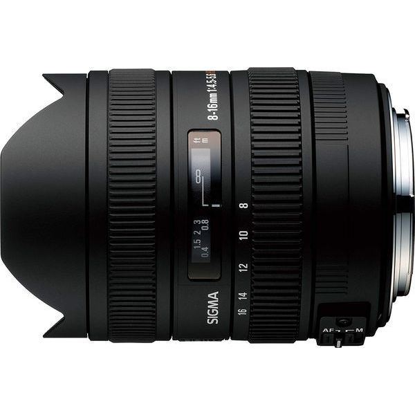 【中古】【１年引きうける】【新品級】SIGMA 8-16粍 F4.5-5.6 DC HSM (キヤノンEF用)