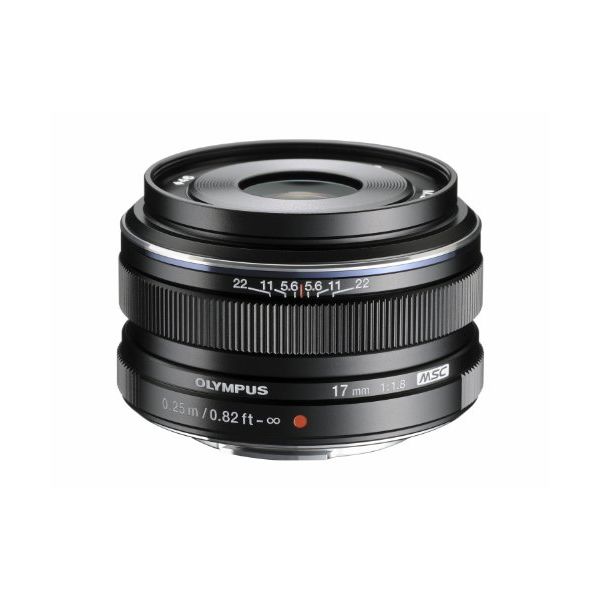 【中古】【１年保証】【美品】OLYMPUS M.ZUIKO DIGITAL 17mm F1.8 ブラック