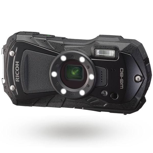 【中古】【１年保証】【美品】RICOH WG-80 ブラック