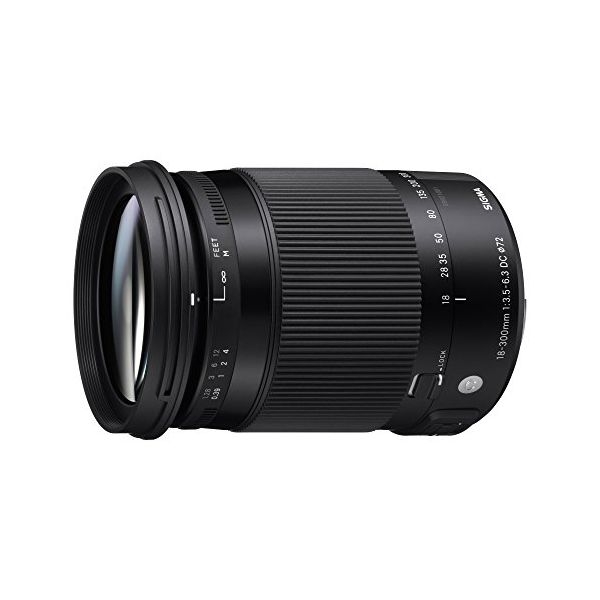 【中古】【１年保証】【美品】SIGMA Contemporary 18-300mm F3.5-6.3 DC MACRO OS HSM (キヤノンEF用)