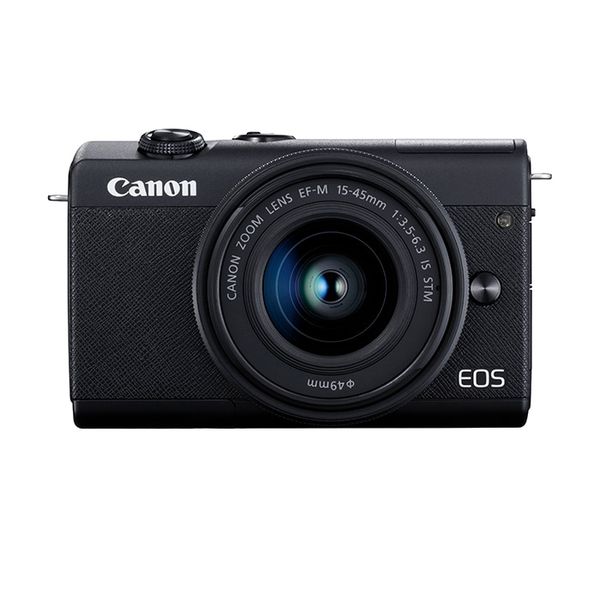 【中古】【１年保証】【美品】Canon EOS M200 EF-M 15-45mm ブラック