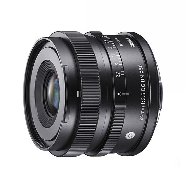 【中古】【１年引き請ける】【美品】SIGMA Contemporary 24粍 F3.5 DG DN (ソニーE用) カメラ用交換レンズ-TV・オーディオ・カメラ