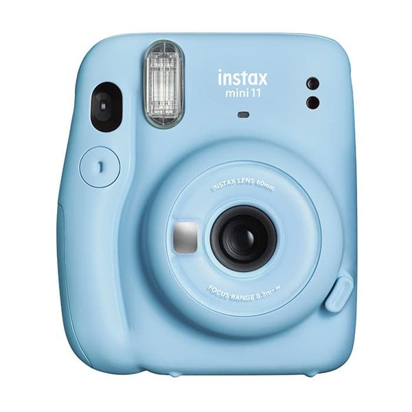 【中古】【１年保証】【美品】FUJIFILM instax mini 11 「チェキ」スカイブルー｜Premier Camera -プレミアカメラ-