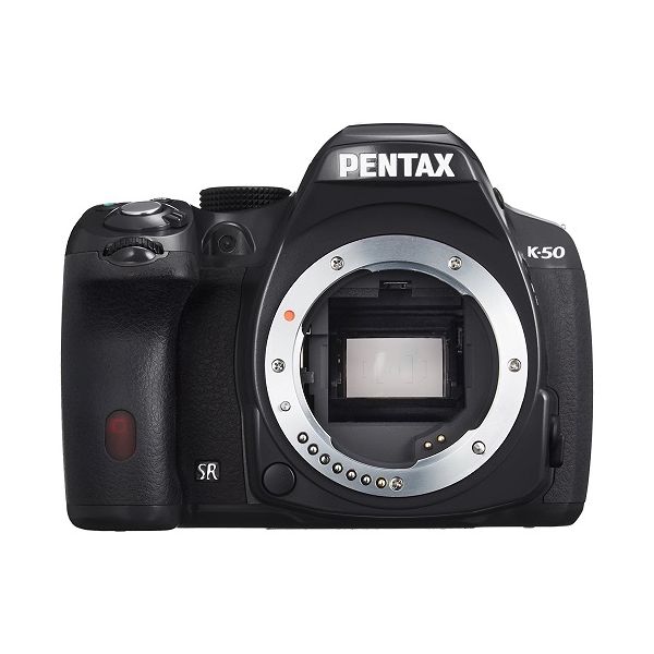 【中古】【１年引き受ける】【美品】PENTAX K-50 上半身 黒いこと