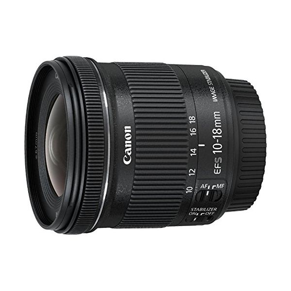 【中古】【１年引き請ける】【美品】Canon EF-S 10-18粍 F4.5-5.6 IS STM
