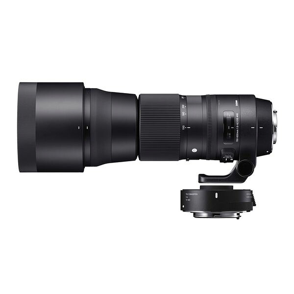 【中古】【１年保証】【美品】SIGMA Contemporary 150-600mm F5-6.3 DG 1.4xテレコンバーターキット (キヤノンEF用)