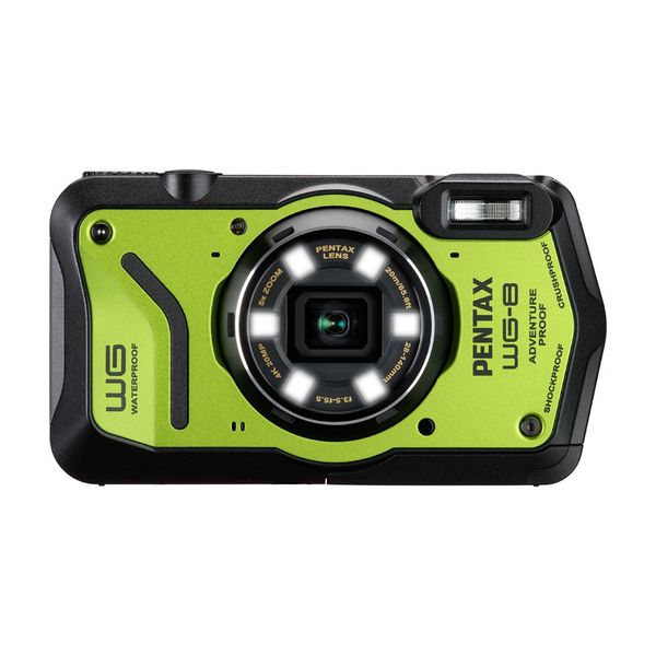 【中古】【１年引き受ける】【美品】PENTAX WG-8 緑であること