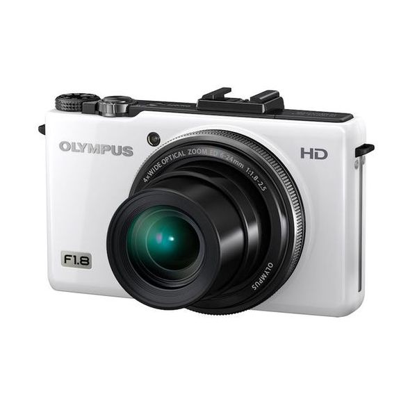 【中古】【１年引き受ける】【美品】OLYMPUS XZ-1 白いこと