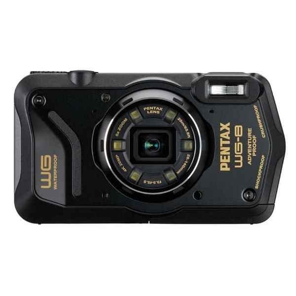 【中古】【１年引き受ける】【美品】PENTAX WG-8 黒いこと