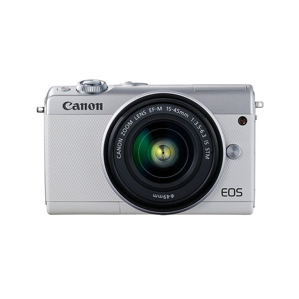 Canon EOS M100 レンズキット STM ホワイト 15-45mm IS カメラ・ビデオ