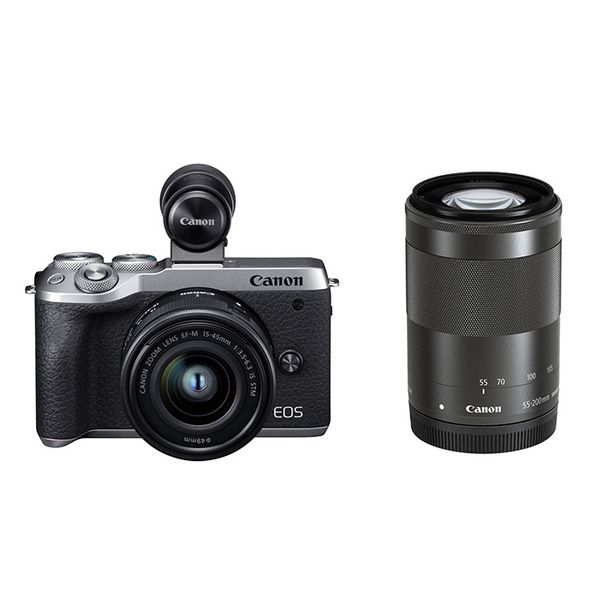 CANON EOS M6 ダブルズームキット EOS M Canon キヤノン M6 ダブルズームキット シルバー SDカード