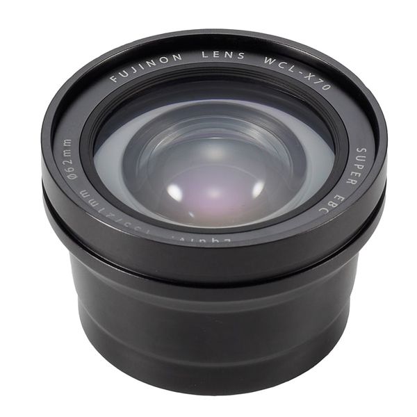 【中古】【１年保証】【美品】FUJIFILM ワイドコンバージョンレンズ WCL-X70 B ブラック