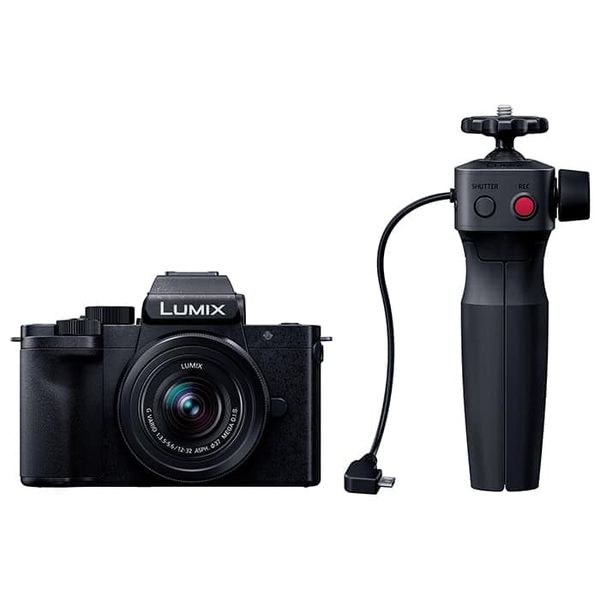 【中古】【1年保証】【美品】Panasonic LUMIX G100 標準ズームレンズ ＋ トライポッドグリップキット [DC-G100V-K]