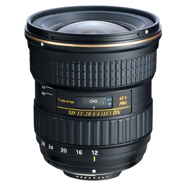 【中古】【１年引きうける】【新品級】Tokina AT-X 12-28粍 F4 PRO DX (ニコンF用)