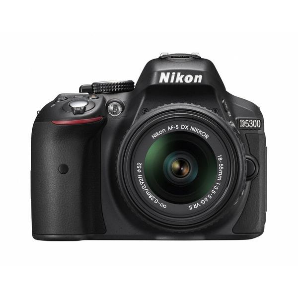 【中古】【１年保証】【美品】Nikon D5300 18-55mm VR II レンズキット ブラック