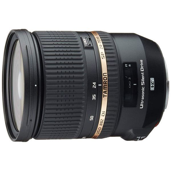 【中古】【１年引き請ける】【美品】TAMRON SP 24-70粍 F2.8 Di VC USD [Model A007E] (キヤノンEF用)