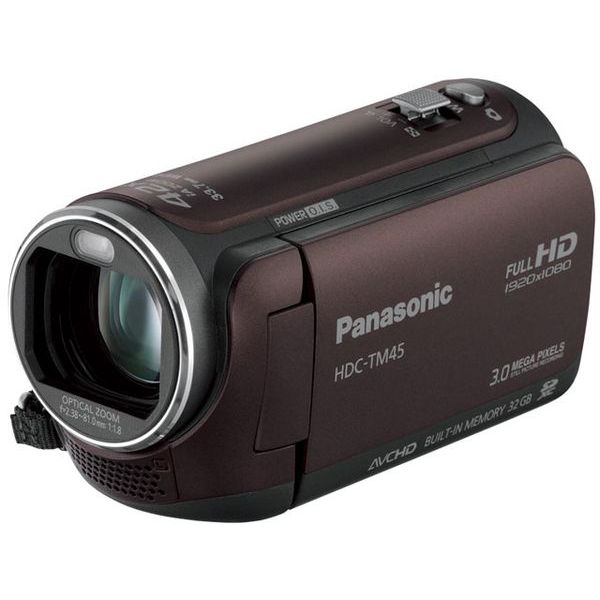 【中古】【1年保証】【美品】Panasonic HDC-TM45 ショコラブラウン|Premier Camera -プレミアカメラ-