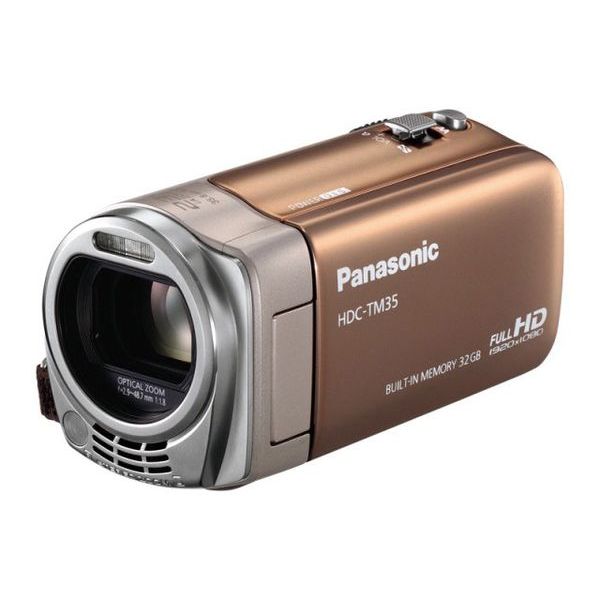 【中古】【1年保証】【美品】Panasonic HDC-TM35-N クラシックゴールド