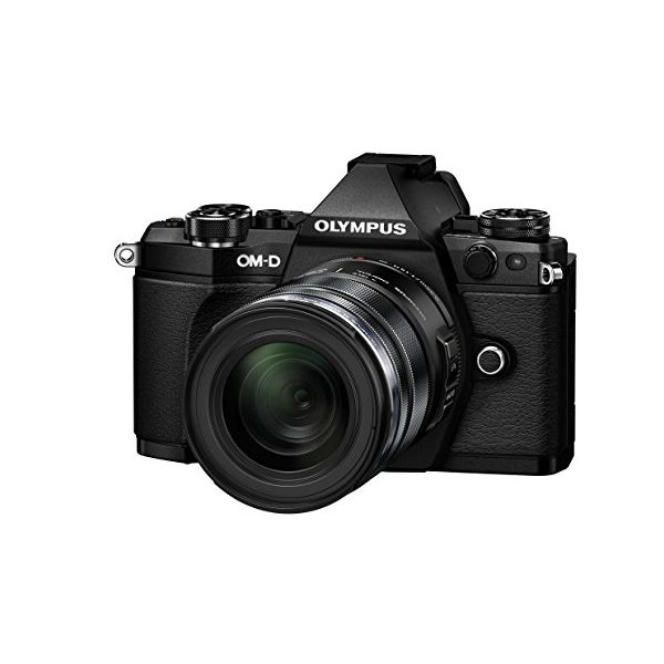 【中古】【１年引き請ける】【美品】OLYMPUS OM-D E-M5 Mark II 12-50粍 EZ水晶体一揃いの道具 黒いこと