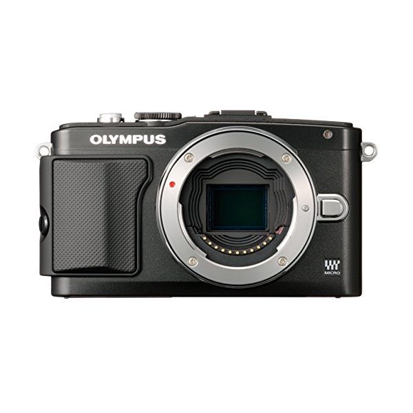 【中古】【１年引き請ける】【並品】OLYMPUS PEN Lite E-PL5 上半身 黒いこと