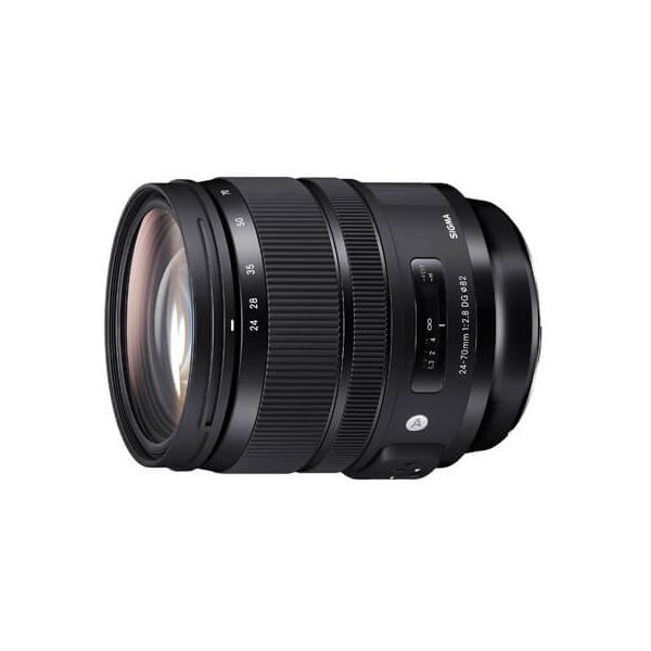 【中古】【１年引きうける】【美品】SIGMA Art 24-70粍 F2.8 DG os HSM (キヤノンEF用)