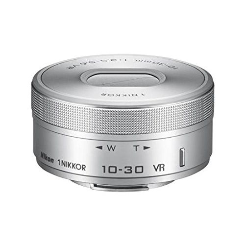 【中古】【１年引きうける】【美品】Nikon 1 VR 10-30粍 F3.5-5.6 PD-ZOOM しろがね色