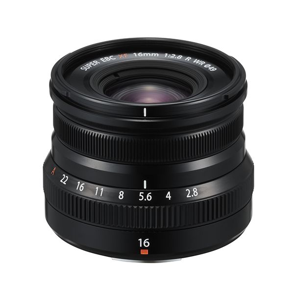 【中古】【１年引きうける】【新品級】FUJIFILM XF 16粍 F2.8 R WR 黒いこと