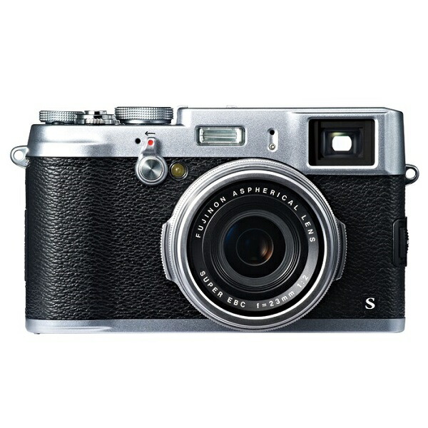 【中古】【１年引きうける】【美品】FUJIFILM X100S しろがね色