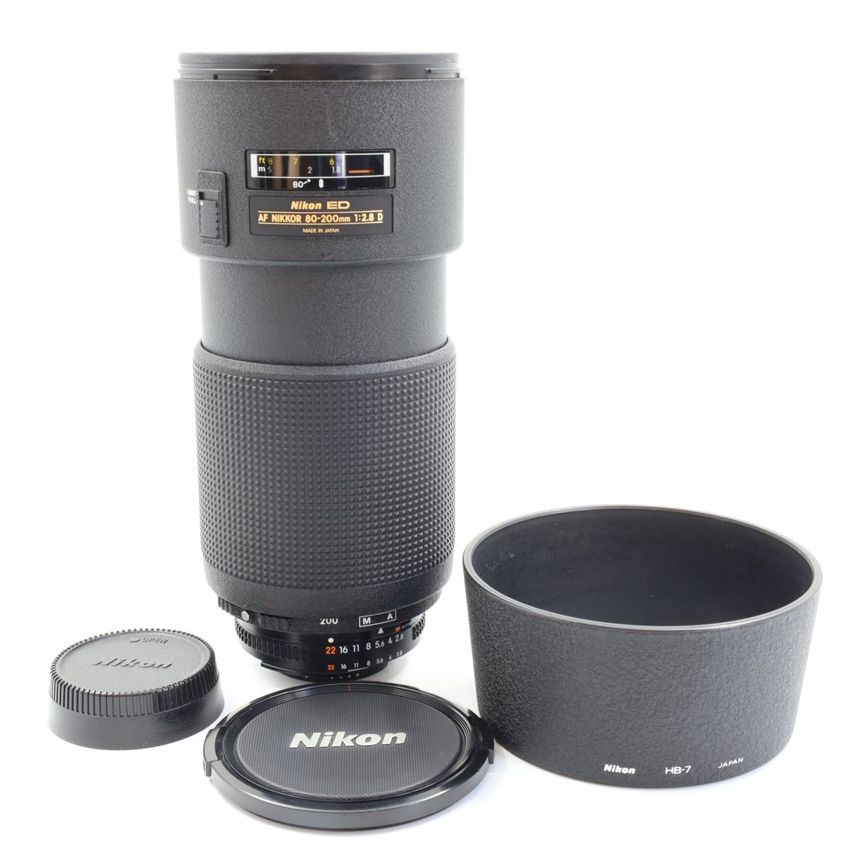 【中古】【１年保証】【新品級】Nikon AI AF Zoom-Nikkor 80-200mm F2.8D ED (Dタイプ)(旧)｜Premier Camera -プレミアカメラ-