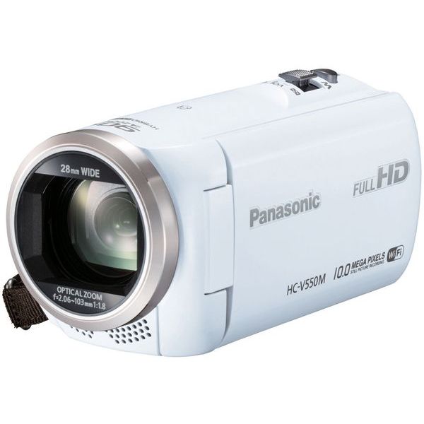 【中古】【１年保証】【美品】Panasonic HC-V550M ホワイト｜Premier Camera -プレミアカメラ-