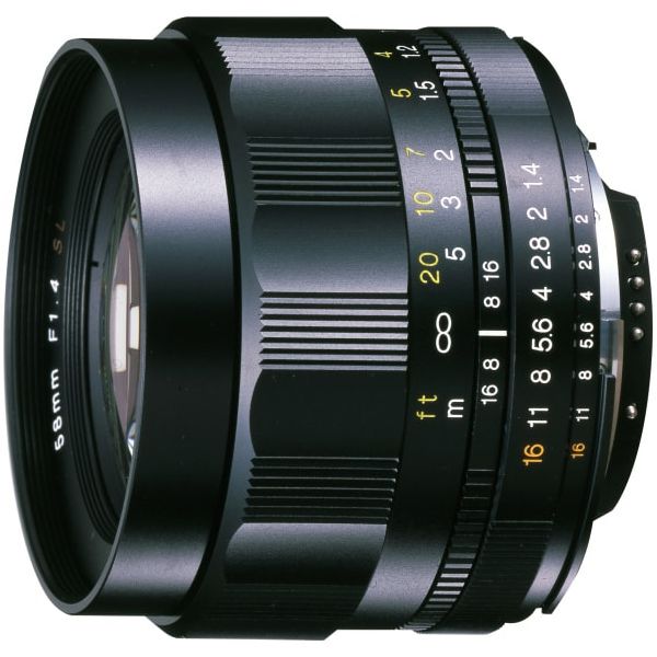 【中古】【１年引き受ける】【新品級】Voigtlander NOKTON 58粍 F1.4 SLII N (ニコンF用)