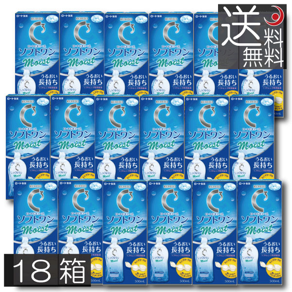 貨物輸送無料 ロート C正六面体 ソフトワンモイスト500ml×18本 接点 洗浄液 ホンブルグ帽一