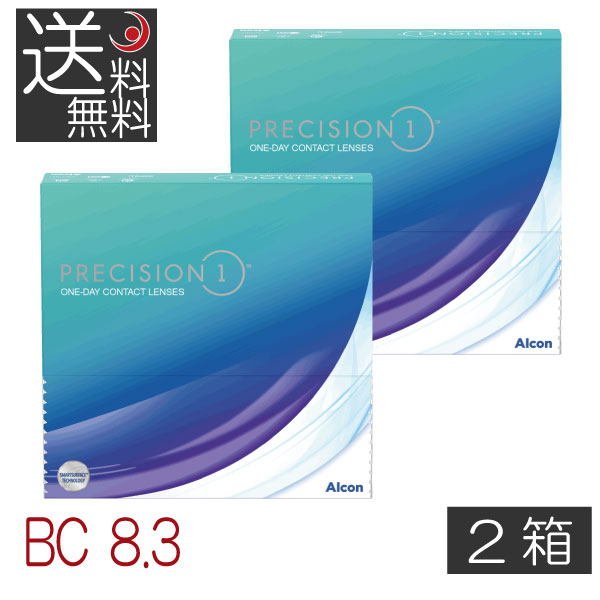 (コンタクト) BC8.3 プレシジョンワン 90枚入 ×2箱 1日使い捨て ワンデー 1day PRECISION1 コンタクトレンズ コンタクト アルコン Alcon シリコーンハイドロゲル シリコン ハイドロゲル (pre)