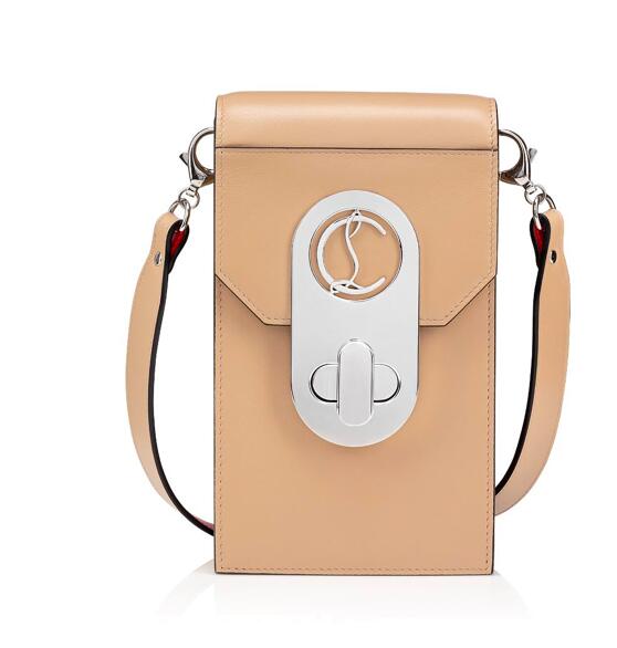 日本未発売色 【持ちはこぶ電話を掛ける入れ】クリスチャン ルブタン エリザ NUDE 1 Christian Louboutin Elisa Phone Pouch NUDE 1