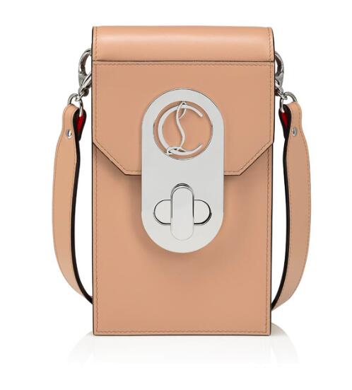 日本未発売色 【持ちはこぶ電話を掛ける入れ】クリスチャン ルブタン エリザ NUDE 2 Christian Louboutin Elisa Phone Pouch NUDE 2